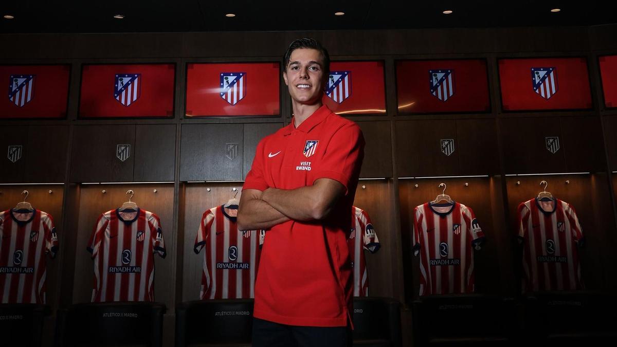 Arnau Ortiz ja és jugador del primer equp de l'Atlètici