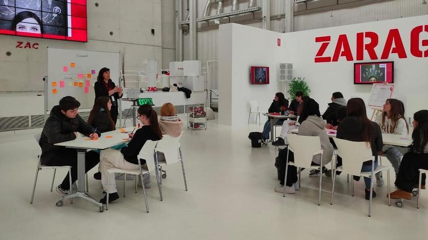 El Colegio El Buen Pastor de Zaragoza participa en un taller Flip and Do en Zaragoza Activa