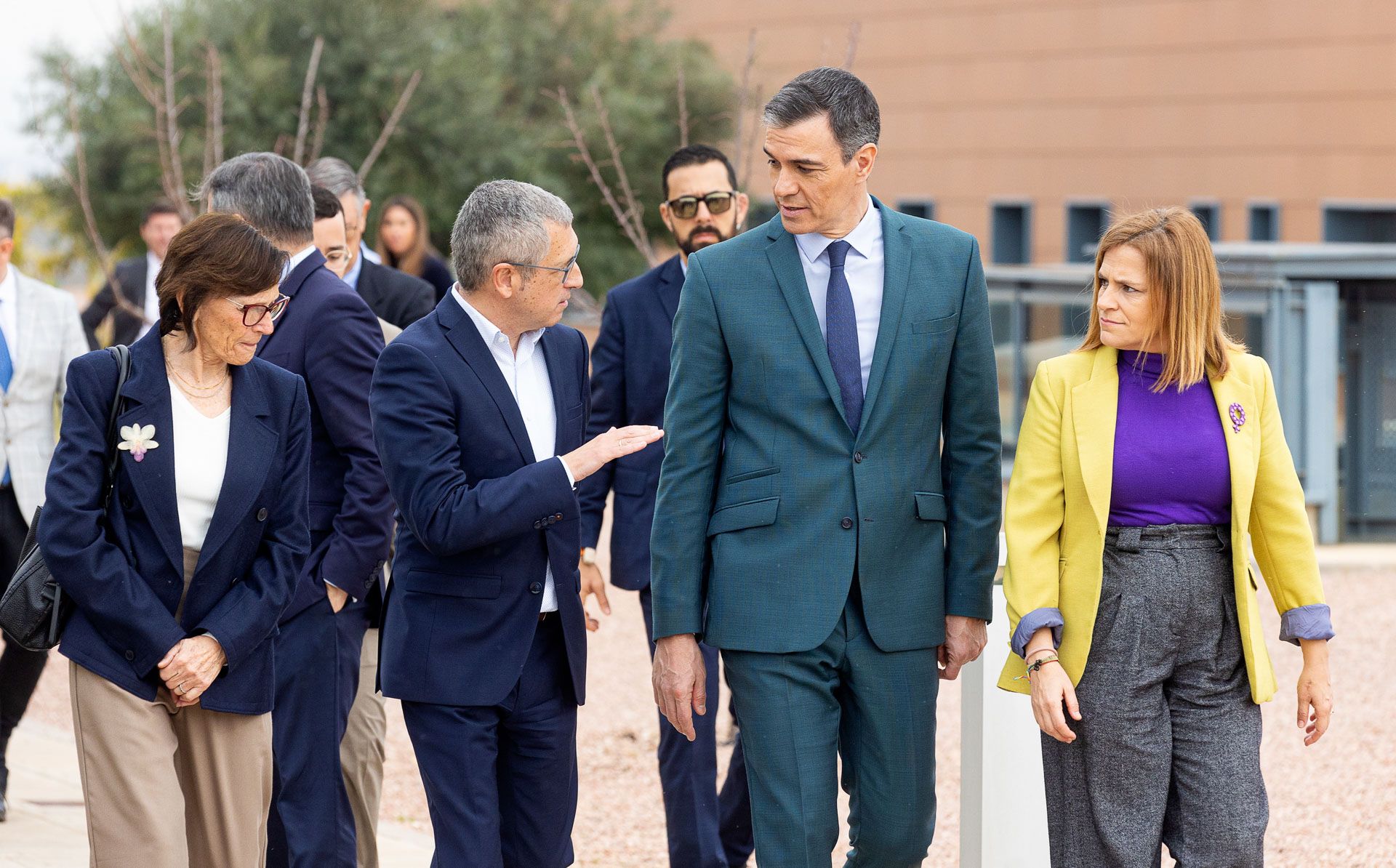 Pedro Sánchez visita la desalinizadora de Torrevieja