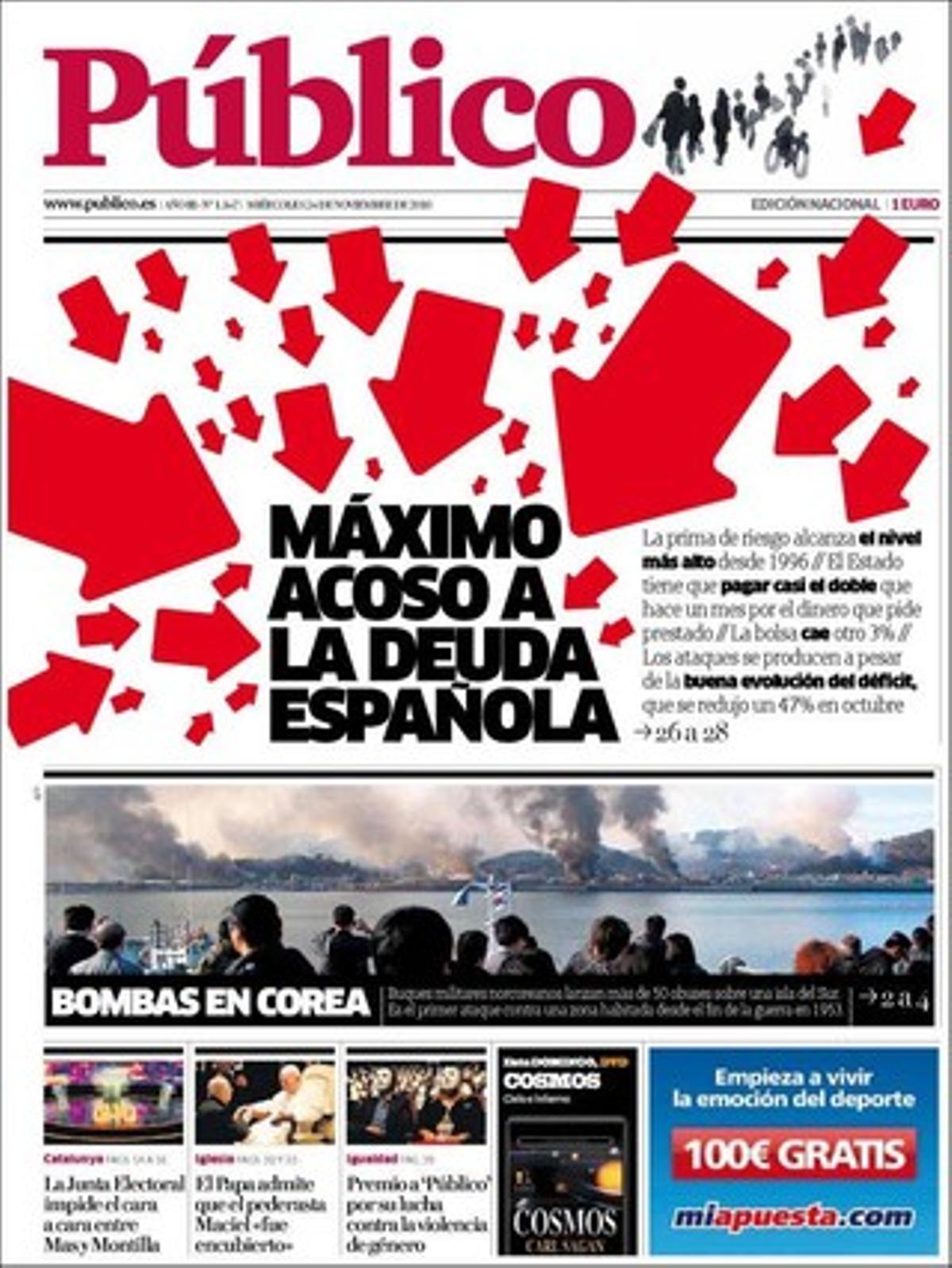 ’Público’ explica a dins que l’Eurocambra demanarà una investigació de l’ONU sobre la repressió marroquina al Sàhara.