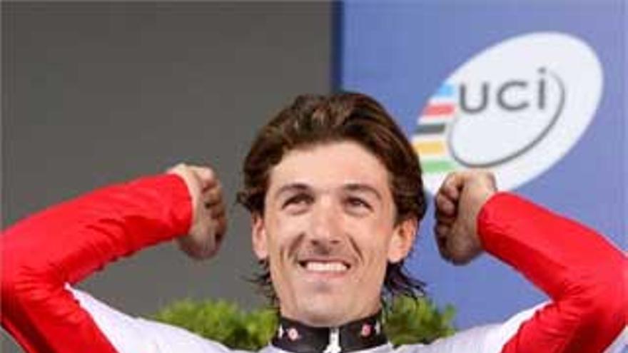 El ciclista suizo Cancellara revalida el título mundial en contrarreloj