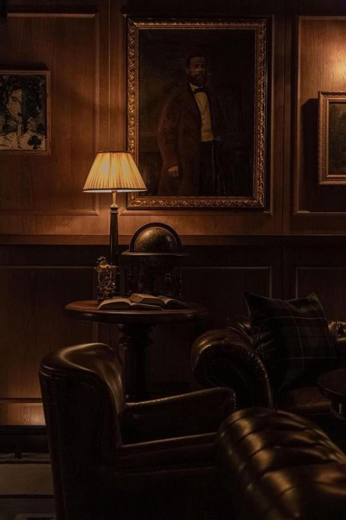 Estética Old Money y ambiente tenue