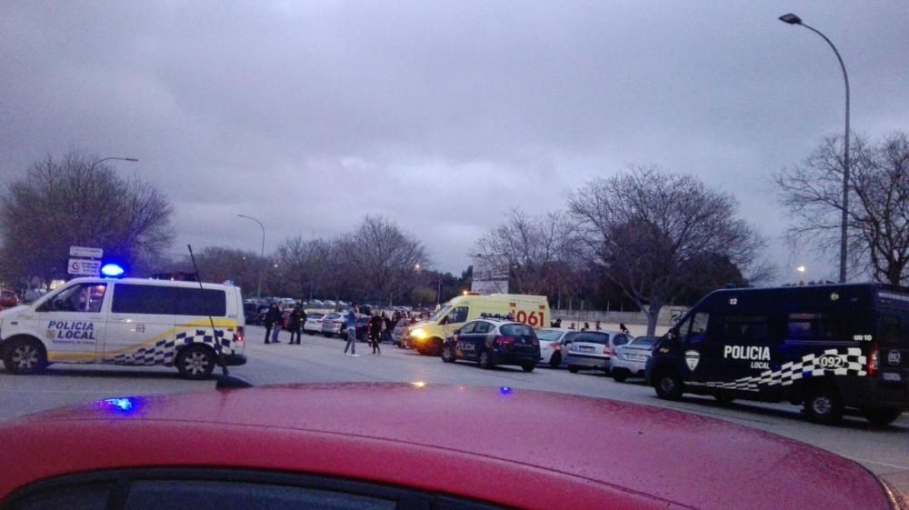 Incendio en el Polígono de Can Valero