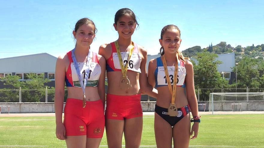 Las monesterienses Sara Ambrona y Alba Sánchez, campeona y s