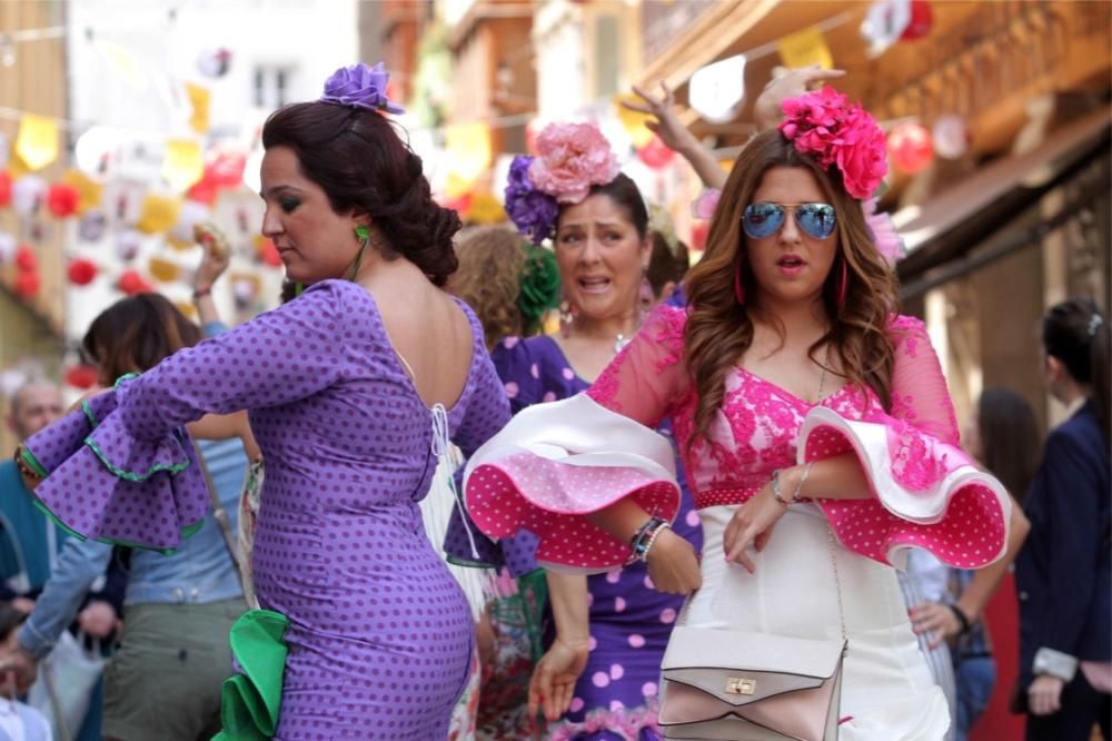 Gran ambiente en al Fiesta de las Cruces de Mayo en Cartagena