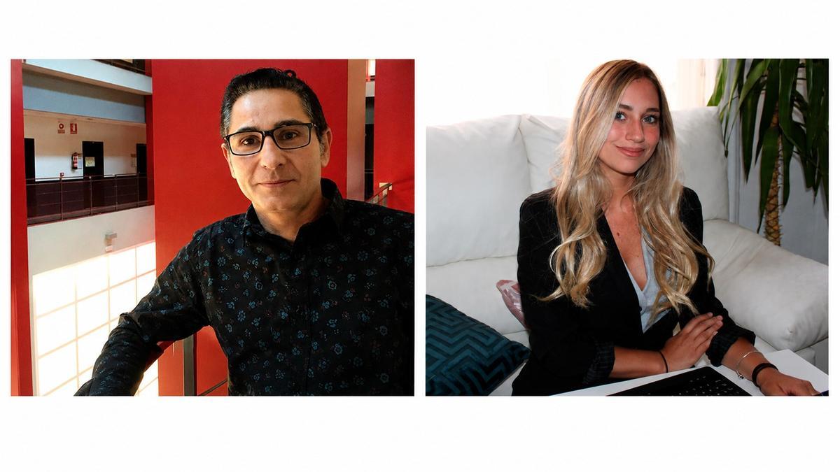 David Sánchez Teruel y Ana Luque.