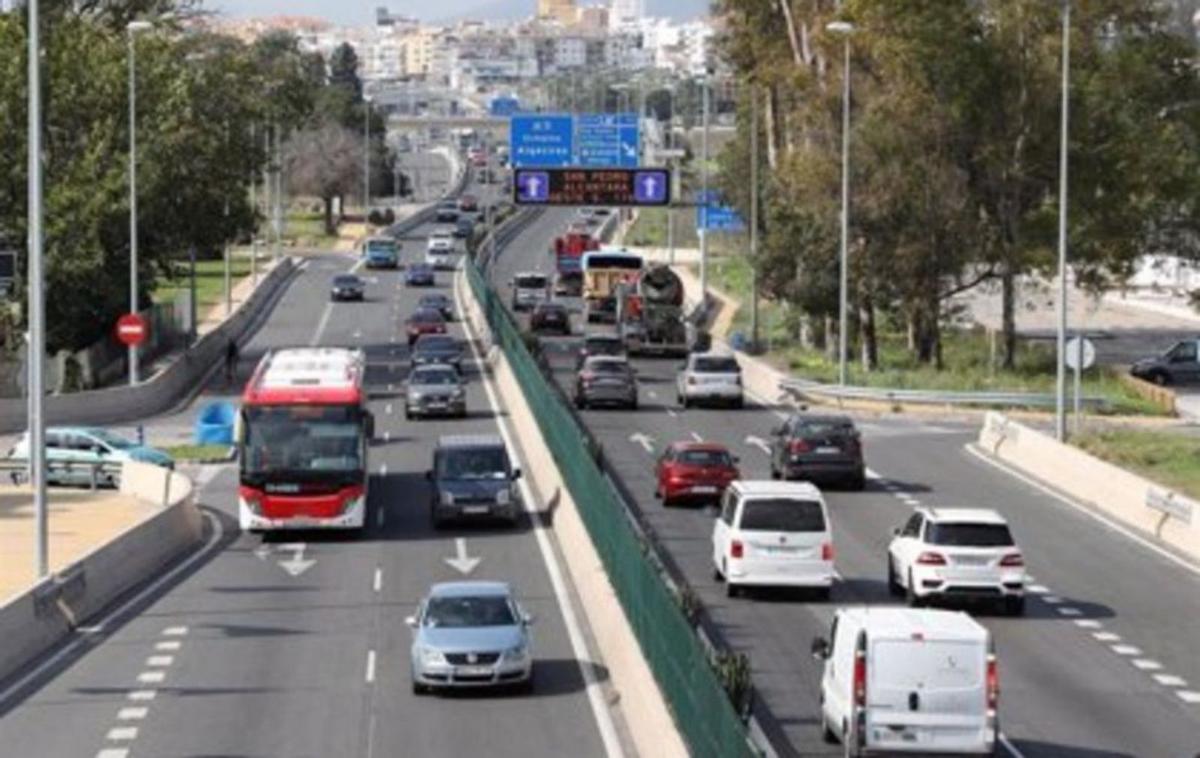 Tramo de autovía entre Marbella y San Pedro Alcántara. | L. O.