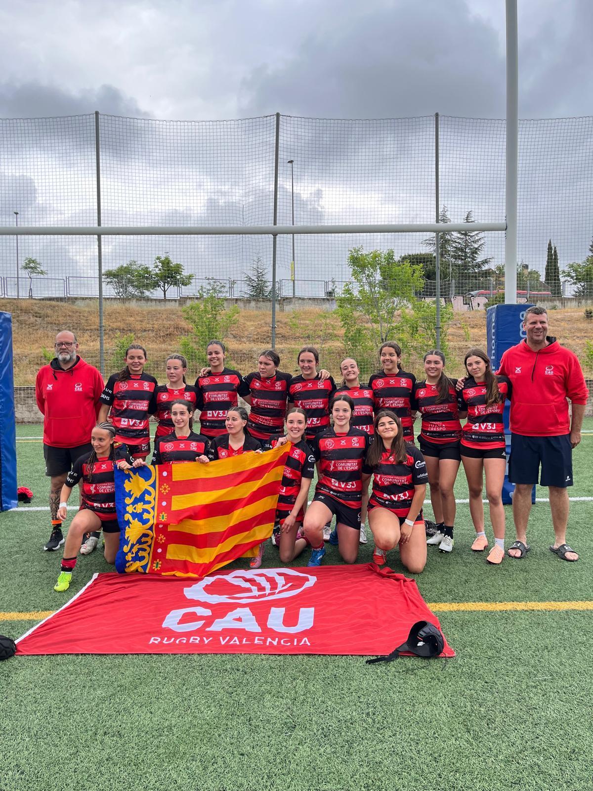El CAU Rugby Valencia se proclama Campeón de España Femenino M17.