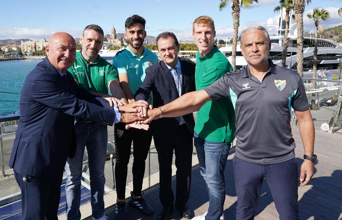 Imagen del encuentro de ambos clubes en el Muelle 1.