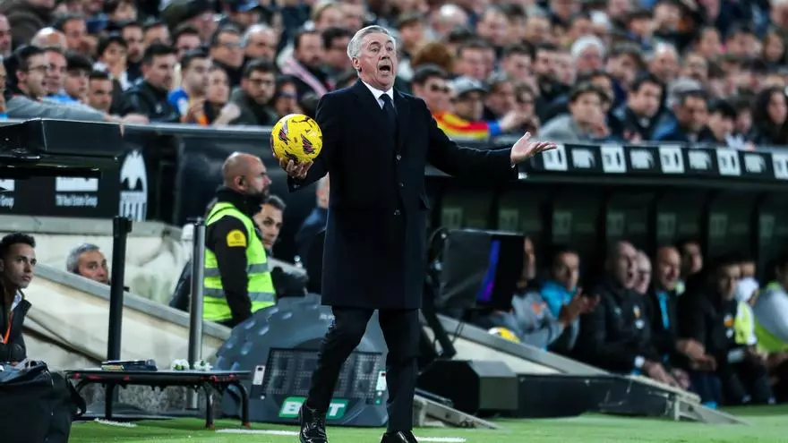 Ancelotti, sobre la última jugada: “Es algo inédito, nunca me ha pasado”