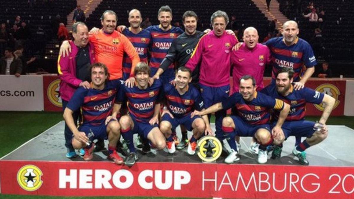 El FC Barcelona Legends, campeón en Hamburgo