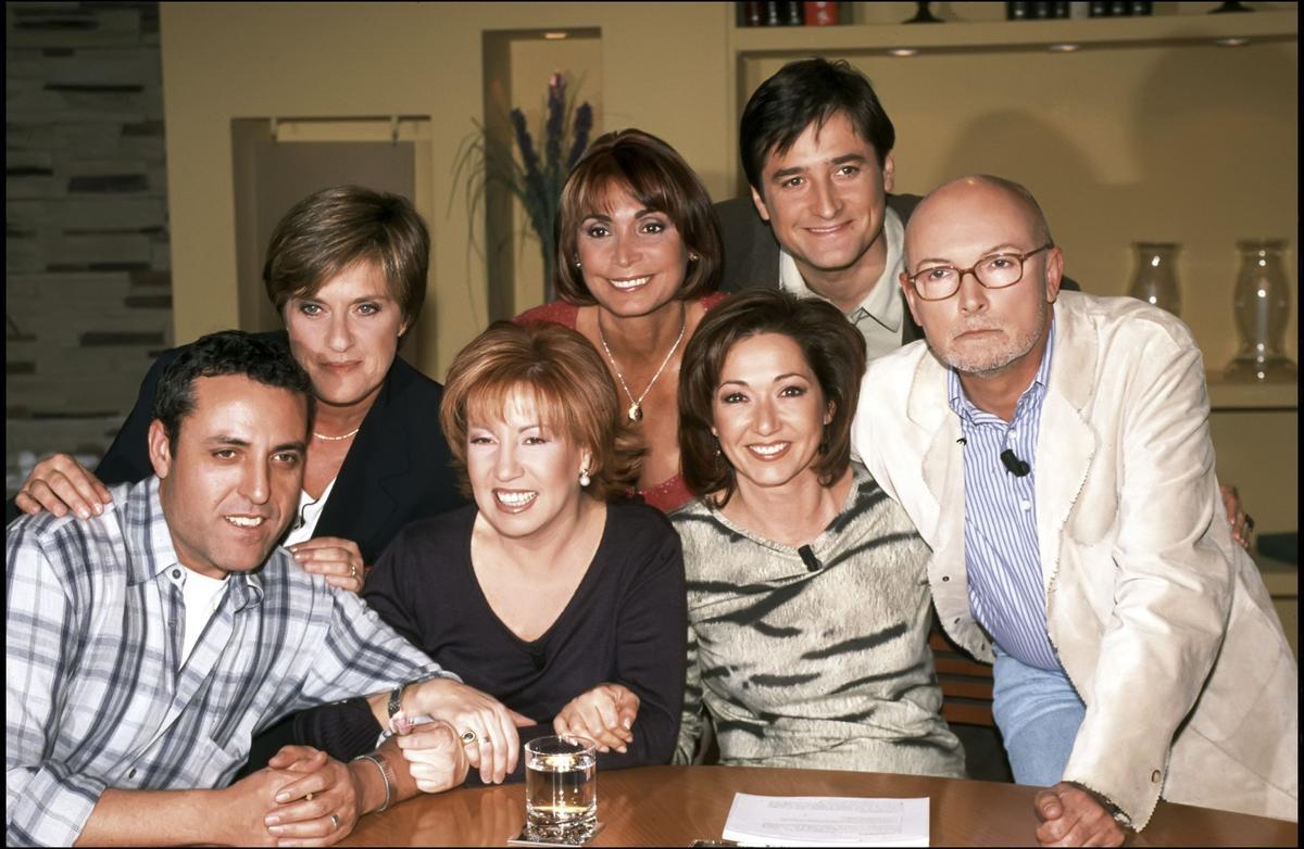 Carlos García Calvo con Ana Rosa Quintana y Rosa Villacastín