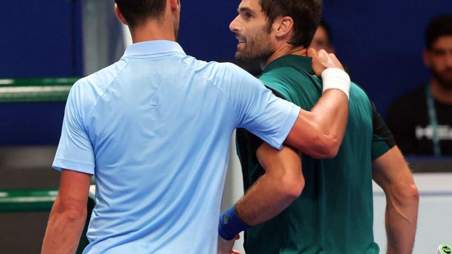 Djokovic arrolla a Andújar en su vuelta dos meses después