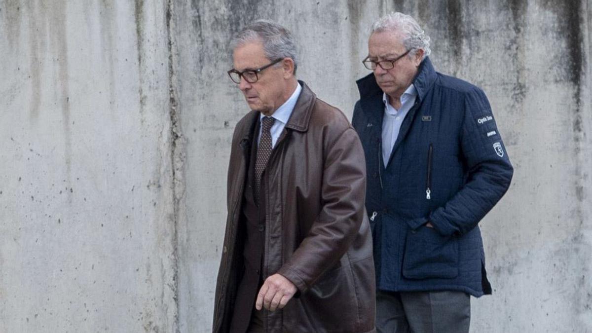 Jordi Pujol júnior, a l’arribar al judici, ahir a San Fernando de Henares.  | ALBERTO ORTEGA / EUROPA PRESS