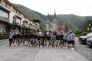 EN IMÁGENES: La visita del Sporting a Covadonga