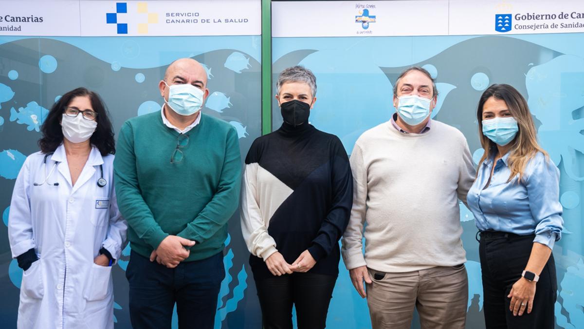 Visita al Hospital José Molina Orosa para ejecutrar el proyecto Sala de Descanso