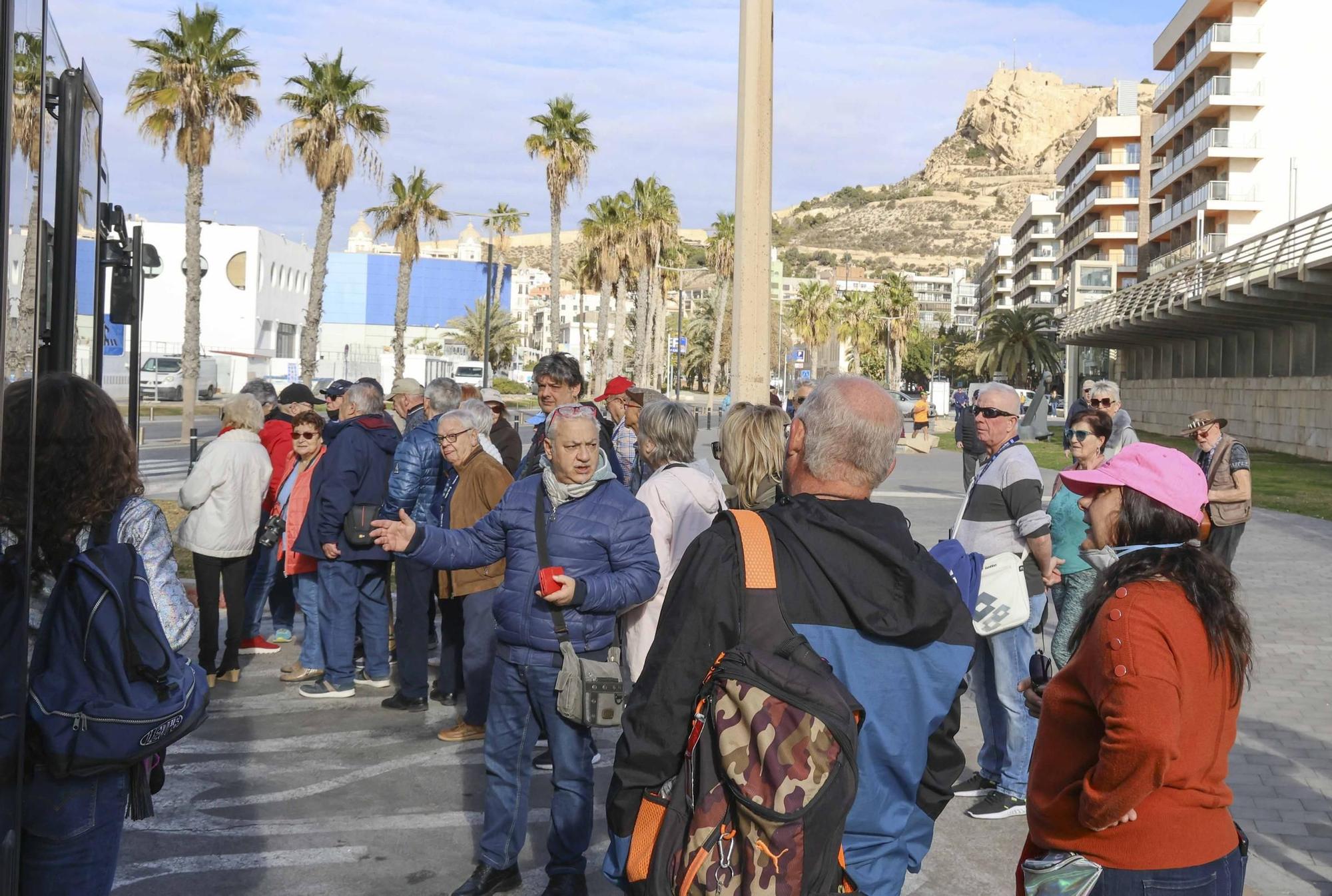 Primeros cruceristas del año en Alicante