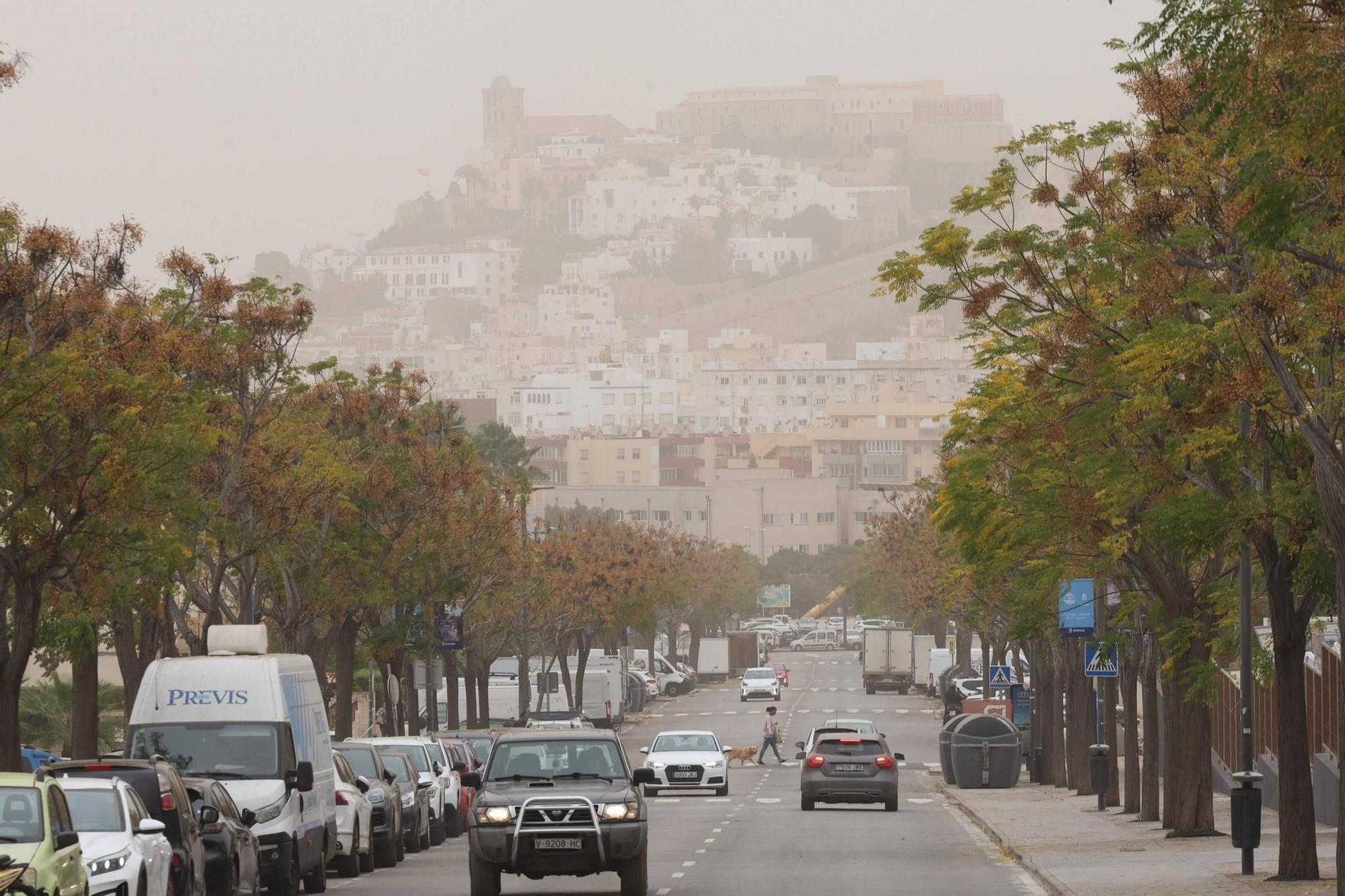 Galería: Ibiza envuelta por la calima