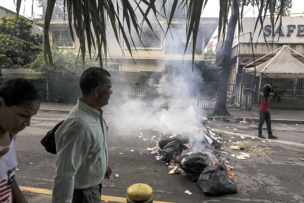 Jornada de protestas en Caracas