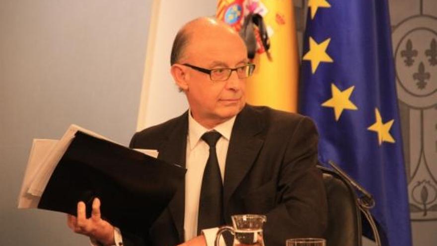 El ministre d&#039;Hisenda, Cristóbal Montoro