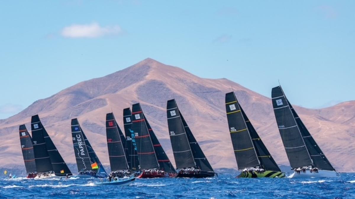 Tercer día de regata de la 52 SUPER SERIES Royal Cup, en Puerto Calero, en el sur de Lanzarote