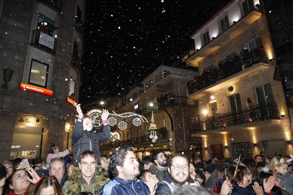 El año que los vigueses vivieron masivamente la Navidad