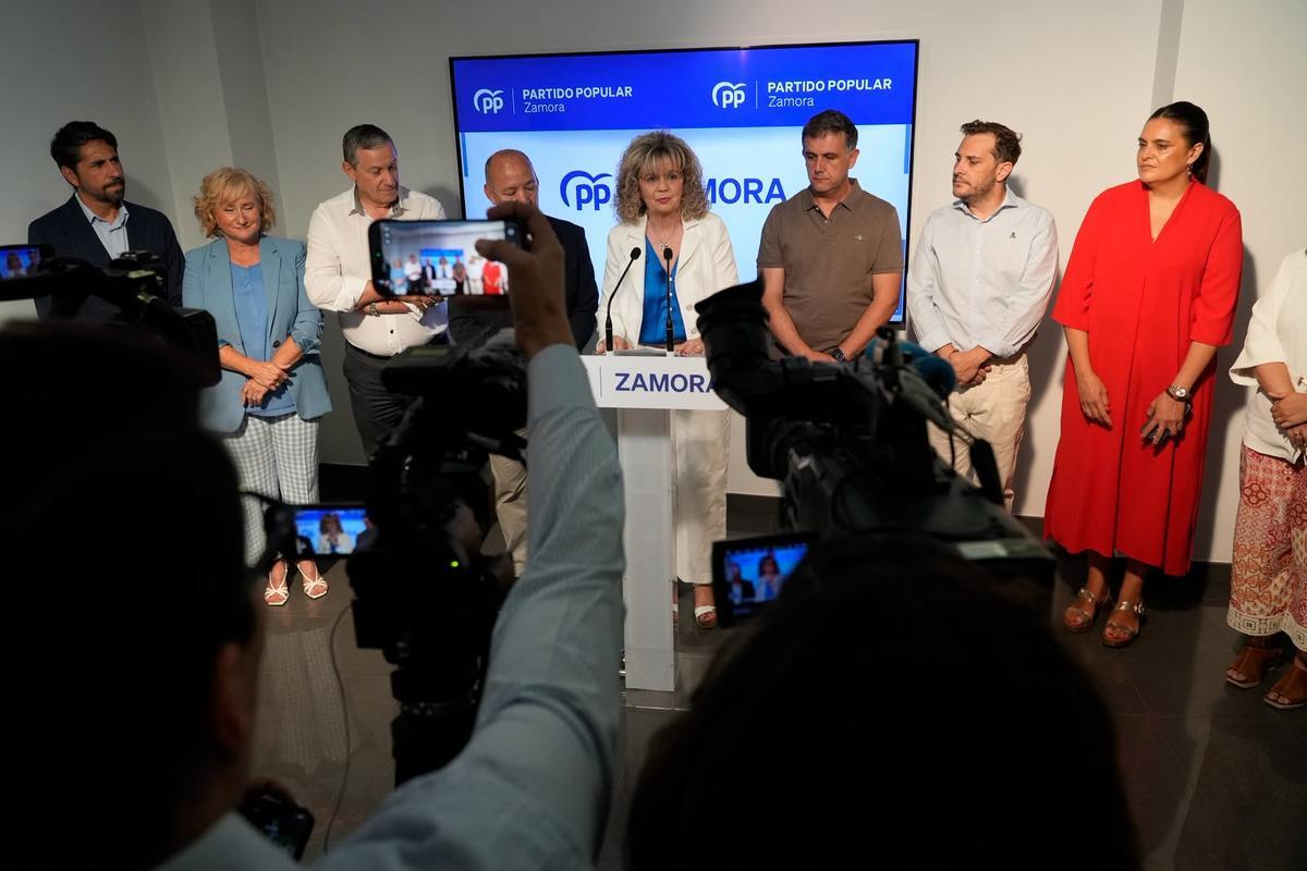 Elvira Velasco, candidata del PP a la Alcaldía de Zamora para las elecciones de 2027