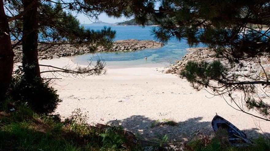 Playa de Porto, en Cangas.