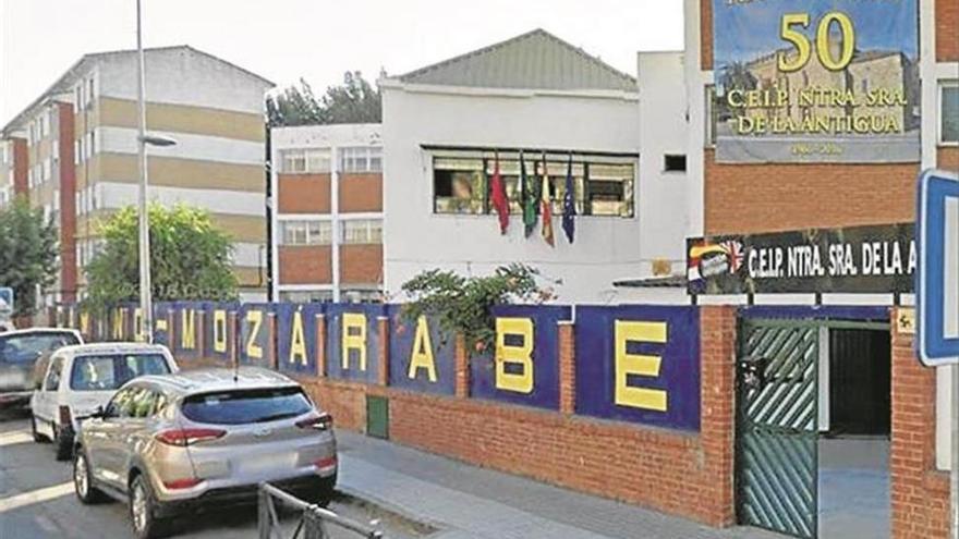 Las obras de mejora en el colegio de la Antigua de Mérida finalizarán en noviembre