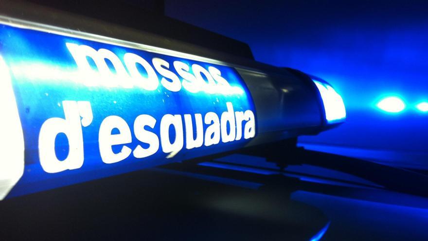 Luces de un vehículo de los Mossos d'Esquadra