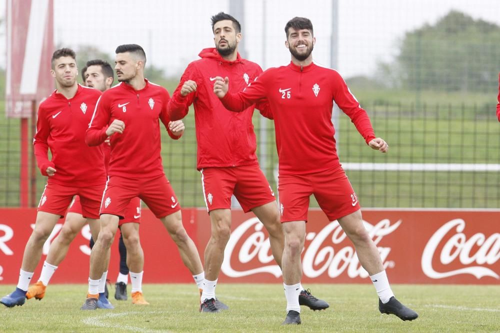 Entrenamiento del Sporting