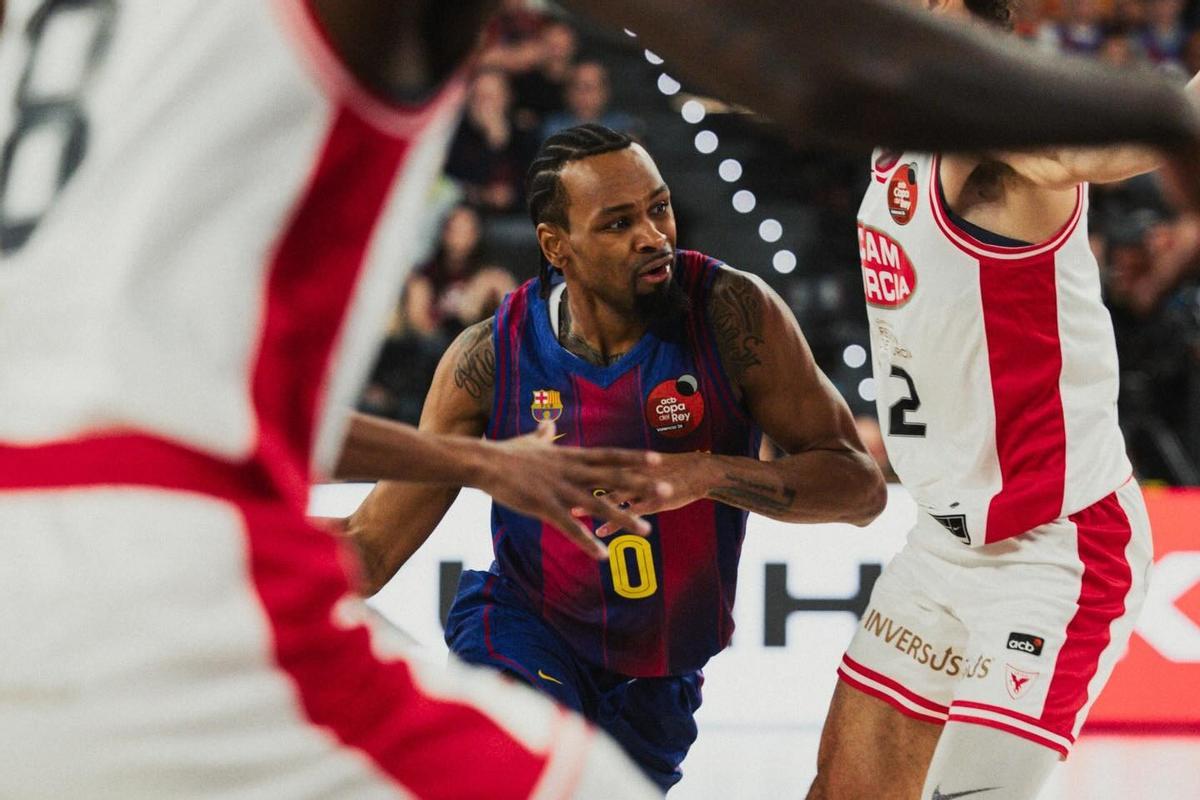 Kevin Punter fue el gran protagonista de la victoria del Barça ante el UCAM Murcia