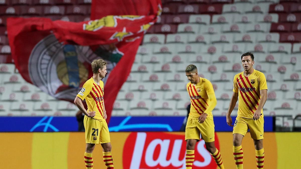 Liga de Campeones: Benfica - Barcelona, en imágenes