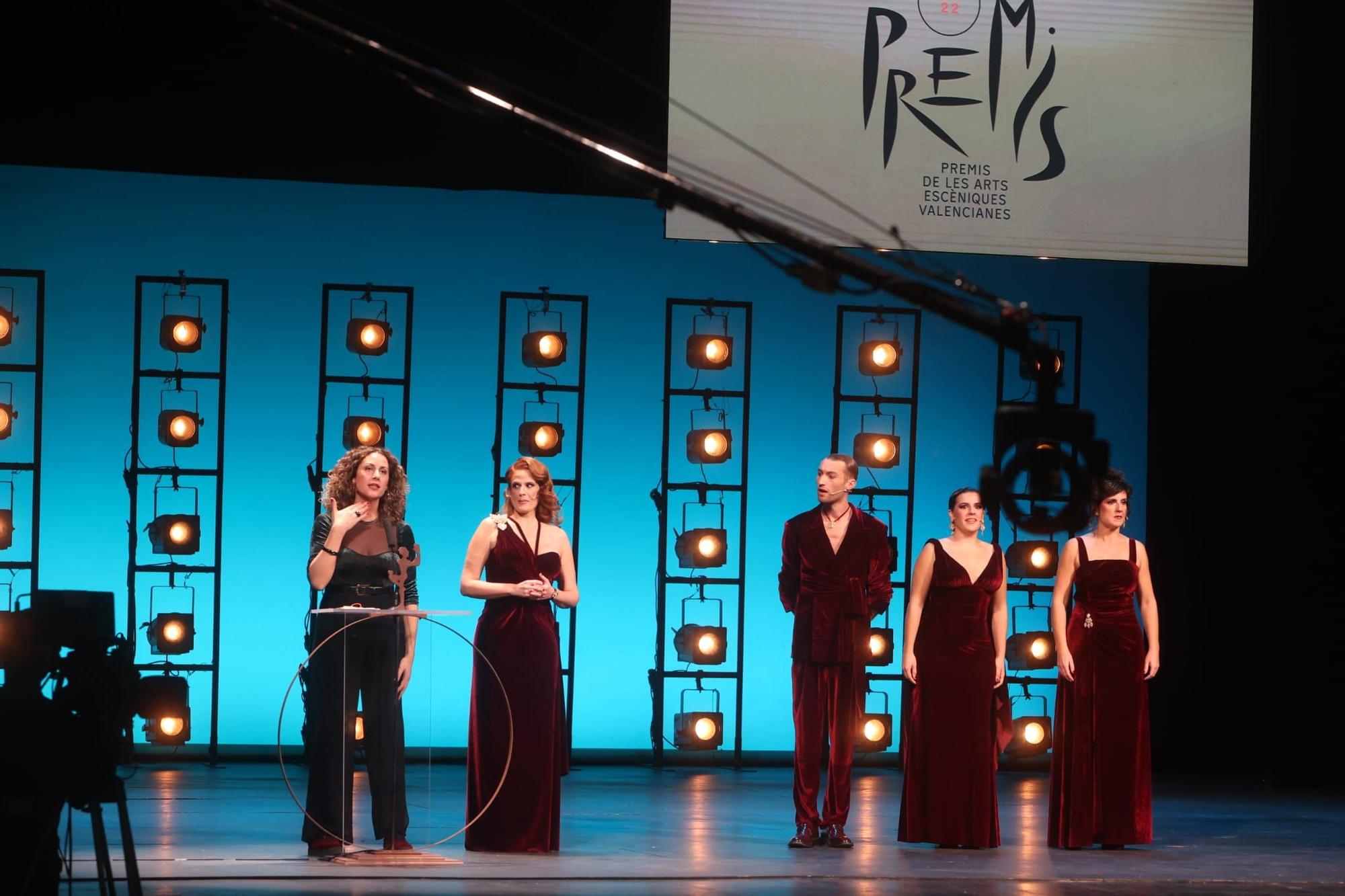 Así fue la gala de los V Premios de las Artes Escénicas Valencianas celebrada en el Teatro Principal