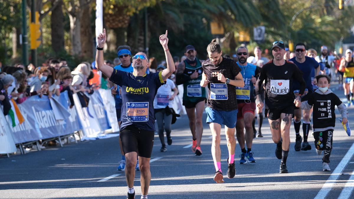 Las imágenes de la Zúrich Maratón de Málaga de 2021