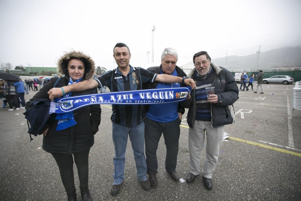 La afición azul apoya a su equipo