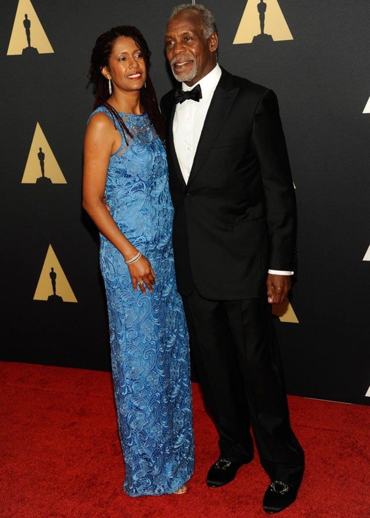 Eliane Cavalleiro y Danny Glover, en los Governor's Awards 2014