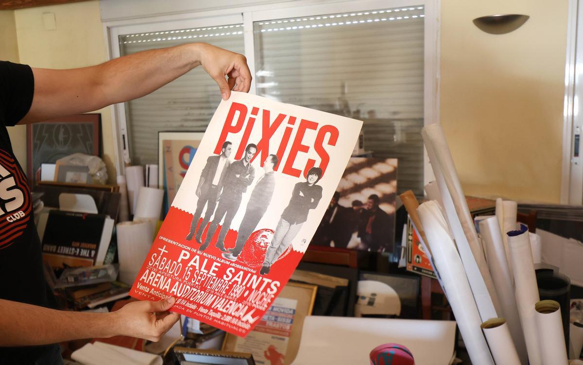 Cartel de The Pixies en València.