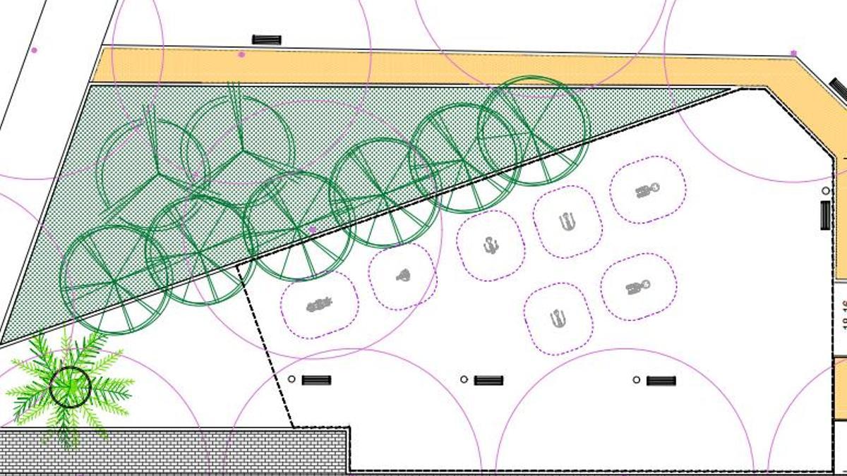 El proyecto del remodelado Parc Chabàs de Dénia