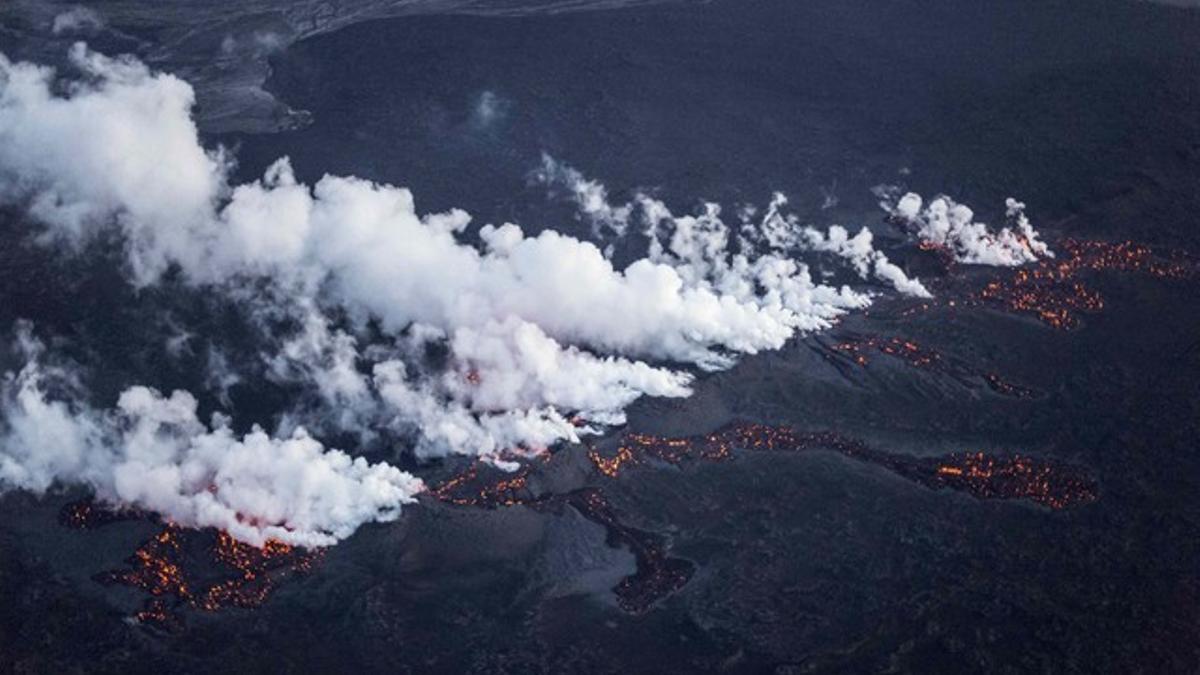 Islandia rebaja la alerta del volcán Bardarbunga pero mantiene los límites en el espacio aéreo