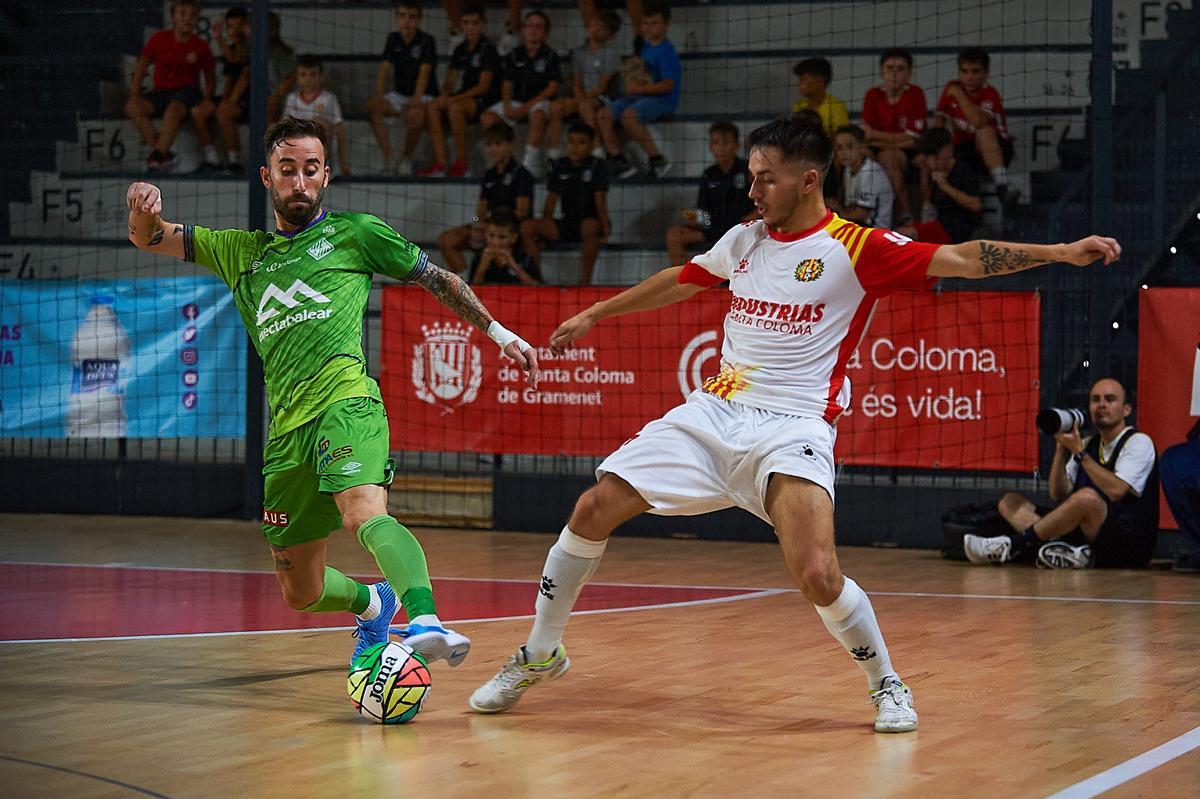 fútol sala. Santa Coloma - Palma Futsal. Mario Rivillos