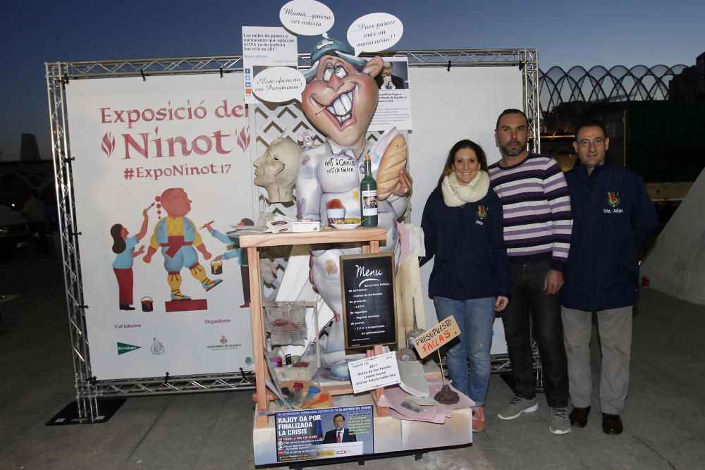 Último día de entrega de Ninots en la Exposición de 2017