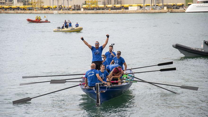 Los cartagineses ganan la regata marítima