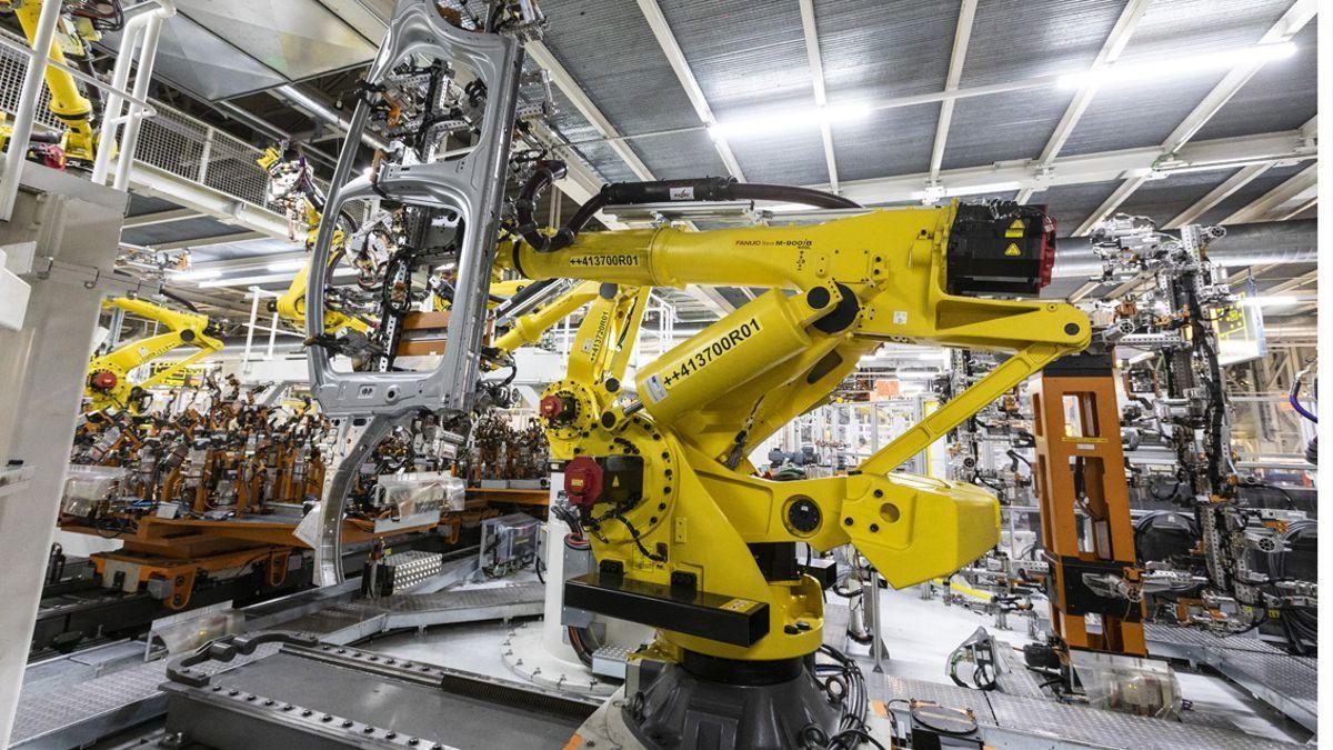 Robot en la planta de Seat en Martorell.