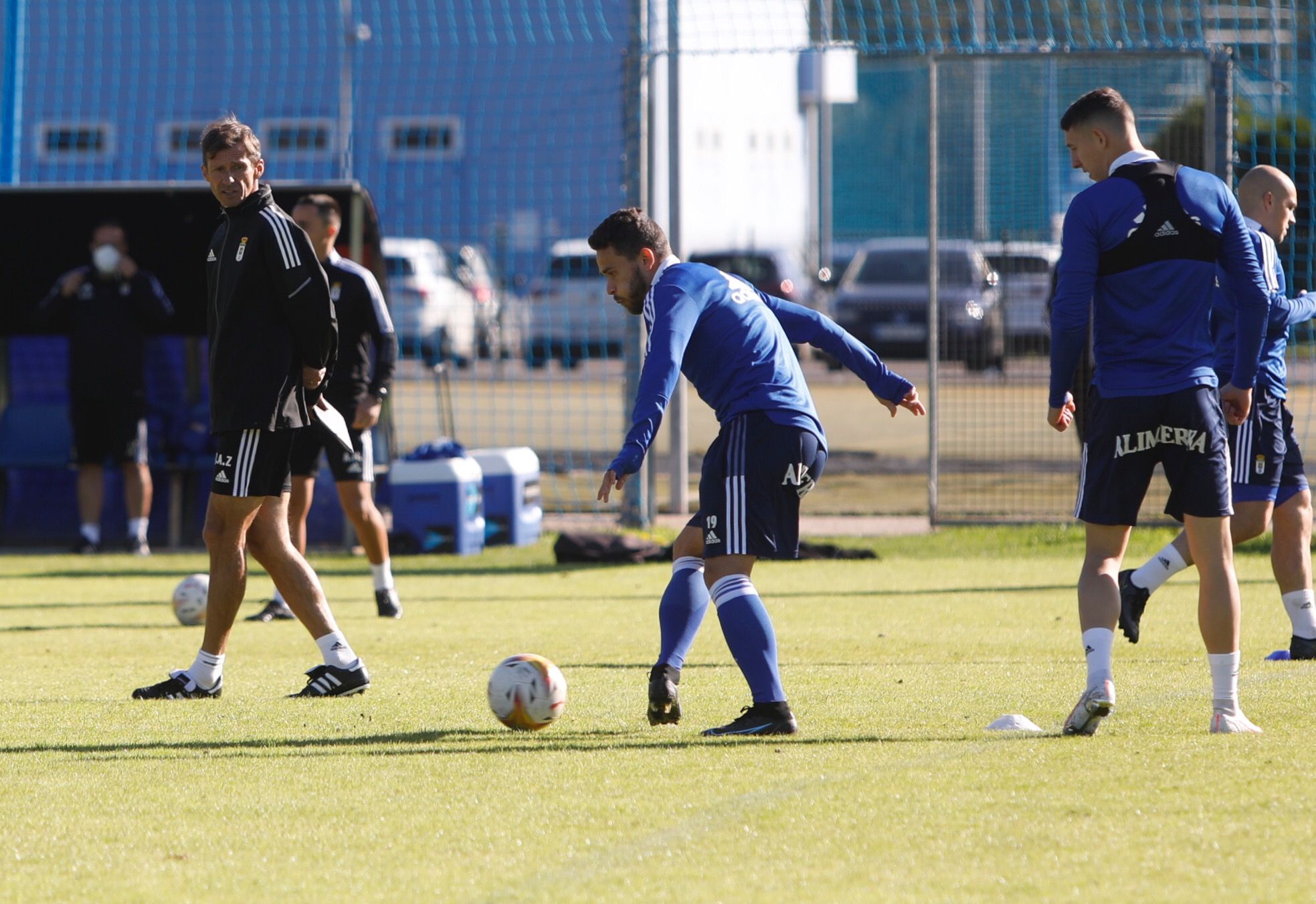 Las imágenes del entrenamiento del Oviedo