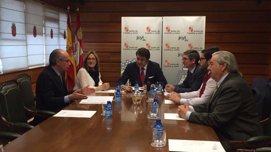 Reunión del consejero de Medio Ambiente con los presidentes de las diputaciones de Zamora, Ávila y Salamanca