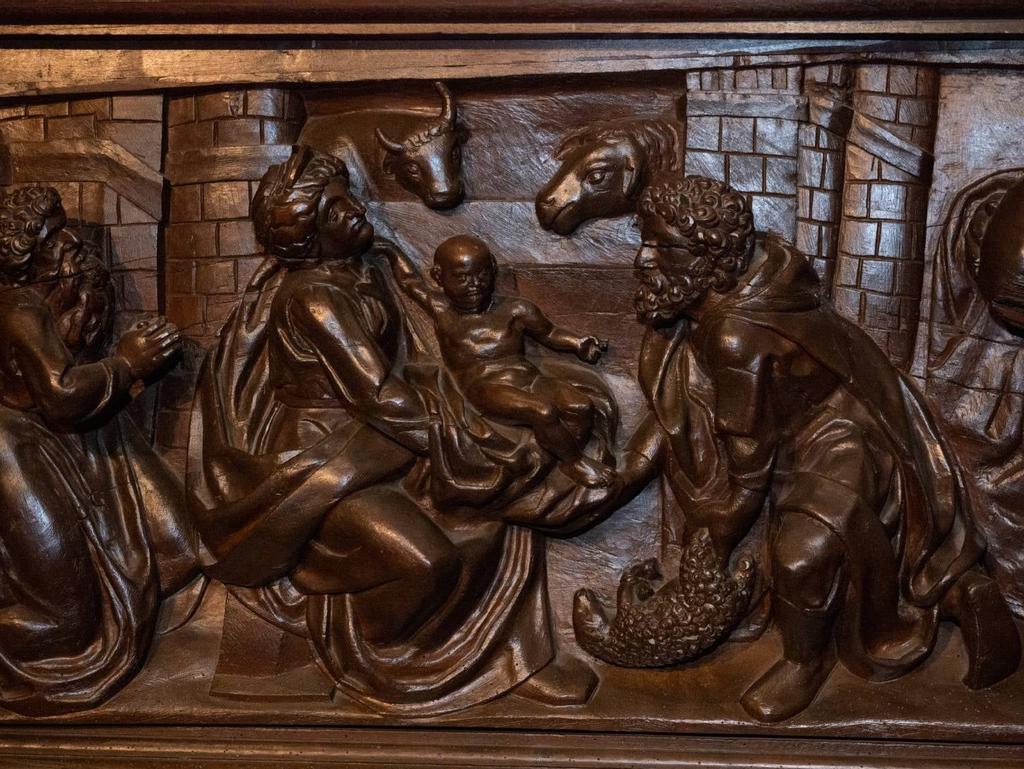 Altar de San Mateo, en la iglesia de Santa María la Mayor de Ezcaray