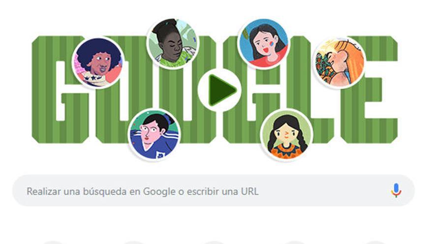 La Copa Mundial Femenina de Fútbol, protagonista del Doodle