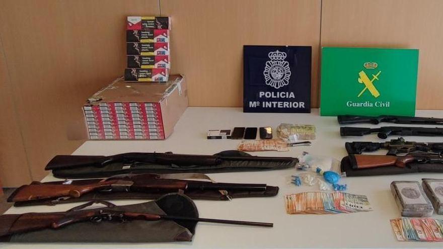 Nueve detenidos en Sanxenxo, Poio y Vilaboa por tener montado un 