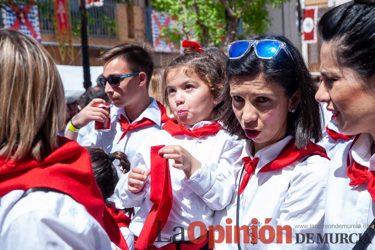 Recorrido Caballos del Vino día dos de mayo en Caravaca